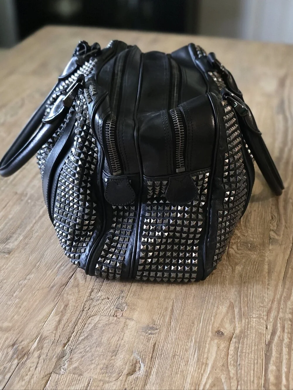 Burberry Prorsum Knight Studded Leather Purse Bag - Picture 4 of 11